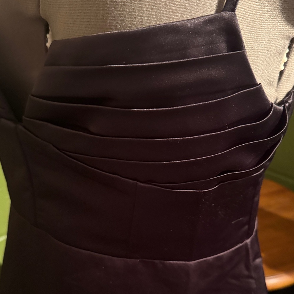 Princess Polly Delia, Black Satin Mini Dress - US 12 - Picture 3 of 6